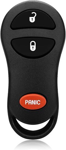 Replacement for 1999 2000 2001 2002 2003 2004 Dodge Dakota Durango Ram 1500 2500 3500 Jeep Cherokee Grand Cherokee Key Fob Remote Control GQ43VT9T 3 Buttons 315MHz in Saudi Arabia