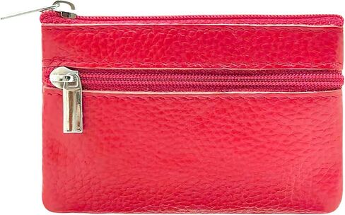 Women's Leather Travel Wallet/Credit Card Bag/Mobile Wallet, Multiple Compartments, RFID Blocking. (Red) in Kuwait