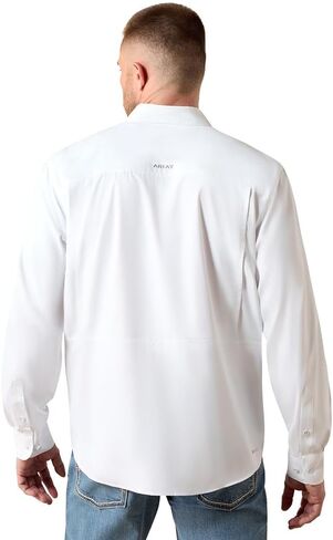 ARIAT Men's Venttek Outbound Classic Fit Shirt White in Saudi Arabia