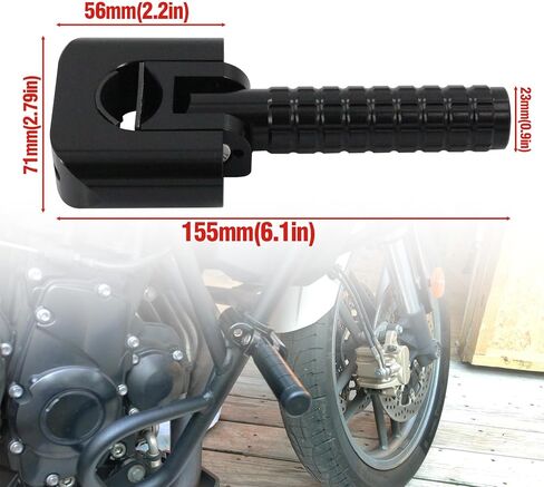 Motorcycle Foot Pegs Adventure Footpegs 7/8"-1.25" Crash Bar Rest Pedal for KLR 650 DR650 XR650L TW200 CRF300L 390/790/890/1290 Tenere 700 V-storm ADV Dual Sport in Saudi Arabia