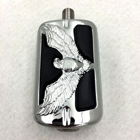 XKMT-Eagle Hawk Emblem Skull Shifter Peg Compatible With Street Bob FXDB SuperLow 1200T Tour Glide CHROMED [B013QC4IG0] in Saudi Arabia