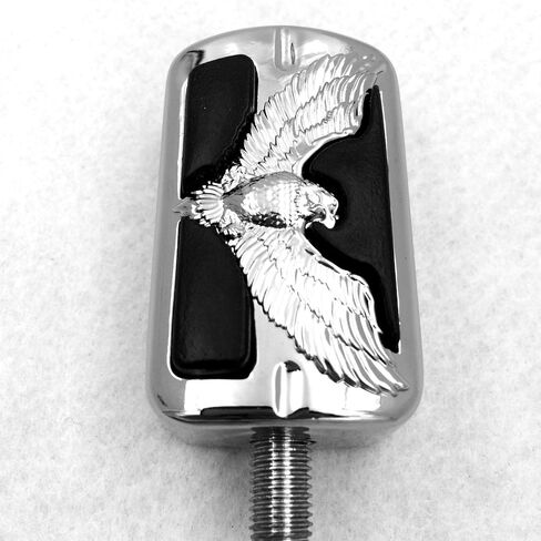 XKMT-Eagle Hawk Emblem Skull Shifter Peg Compatible With Street Bob FXDB SuperLow 1200T Tour Glide CHROMED [B013QC4IG0] in Saudi Arabia