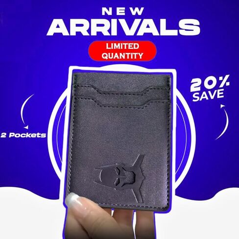 Leather Hero ID Wallet for Men and Woman - Stylish Superhero Design, Durable Bifold Wallet with Multiple Card Slots, Cash Compartment, and Iconic Logo - Gift for All (Batmen) in Saudi Arabia
