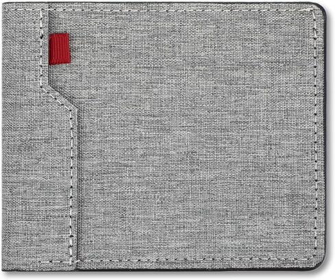Mens Slim Canvas Wallet, Small Bifold Fabric Wallet for Men and Teen Boys Portable Credit Card Wallet Minimalist Credit Card Holder for Work in Saudi Arabia