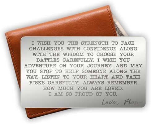 Generic Personalized Text Engraving Wallet Card Stainless Steel in Saudi Arabia