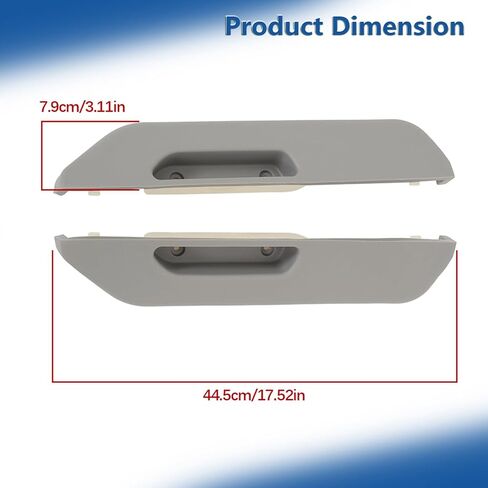 Silscvtt 1 Pair Front Door Armrest Replacement for C/K Series 1988-1994 Gray Interior Trim Replacement for 15627855 15627856 in Kuwait