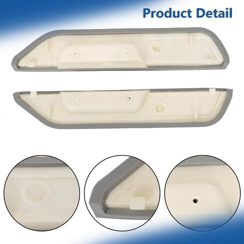 Silscvtt 1 Pair Front Door Armrest Replacement for C/K Series 1988-1994 Gray Interior Trim Replacement for 15627855 15627856 in Kuwait