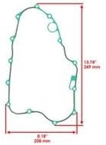 #US Part Replacement for Clutch Cover Gasket for Honda 11394-Mey-671 11394-Mey-670 in Saudi Arabia