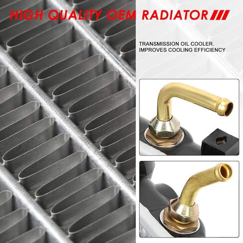 Auto Dynasty Radiator Compatible with 1998-2002 Honda Accord 2.3L at, DPI 2148 Factory Style 1-Row Cooling Radiator, Aluminum Core in Saudi Arabia