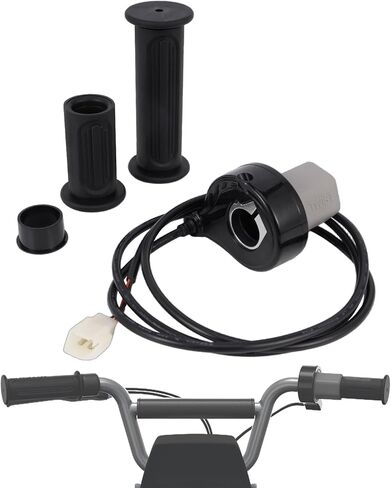 MX350 Throttle & Grips, Electric Dirt Bike Twist Throttle Assembly for Razor MX350/400, SX350, E200/300, Pocket Mod Scooters in Saudi Arabia