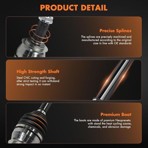 Front Left/Right CV Axle Drive Shaft Assembly Replacement 2018-2023 for Subaru Crosstrek 2.0L 2021-2023 for Subaru Crosstrek 2.5L GAS Only NCV66080 28321FL030 in Saudi Arabia