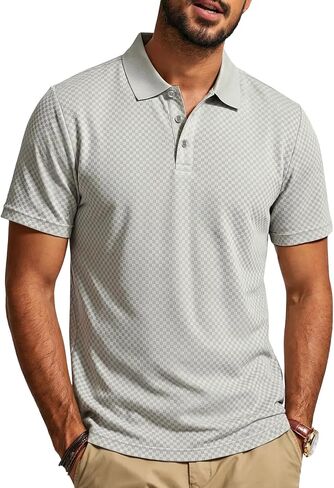 Mens Polo Shirts Short Sleeve Casual Golf Shirts for Men Polo, Work Office Travel Outdoor Daily Wear in Saudi Arabia