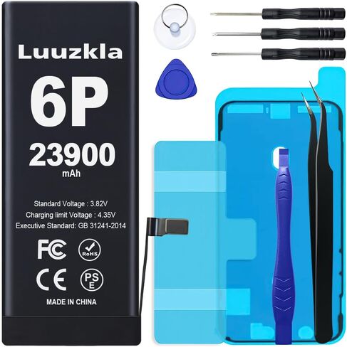 Luuzkla 11500mAh (2024 New Upgrade) Battery Compatible with iPhone XS MAX, Super Capacity Battery Replacement Compatible with iPhone XS MAX, with Full Tool Kits-0 Cycle High Capacity-24 Months Service in Saudi Arabia