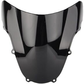 Motorcycle Front Windscreen ABS Plastic Windshield Protection Wind Deflector Screen Application for Suzuki GSXR600 GSXR750 K1 GSXR 600 750 2001-2003 (Black) in Saudi Arabia