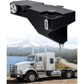 603-5403 خزان خزان سائل تبريد المحرك مع مستشعر وغطاء متوافق مع شاحنات كينورث بيتربيلت W900 T800 T660 T600 389 388 384 382 377 365 348 استبدال 6035403 N5346001 T1673008، سبائك الألومنيوم in Kuwait