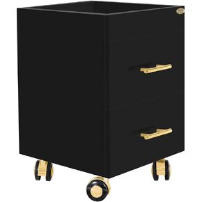 عربة ترولي من DIR لمنتجعات الأظافر والمانيكير والباديكير - كان، أسود in Kuwait