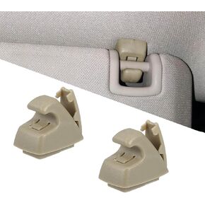 HABNVUON 2PCS Sun Visor Support Clips, Car Sun Visor Clip Retainer, Inner Visor Clips for Cars, Car Visor Accessories Replaces OEM 15882854 95994975 95994976, Compatible with Buick Chevy Cruze (Beige) in Kuwait