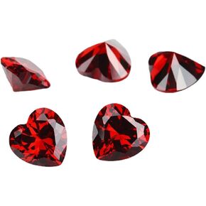 شكل قلب العقيق اللون زركون الأحجار الكريمة الاصطناعية AAAAA فضفاض تشيكوسلوفاكيا حجر لخاتم القرط سوار قلادة المعلقات صنع المجوهرات in Kuwait