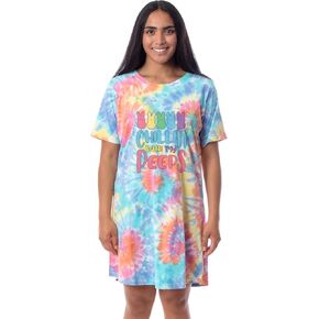 بيجامة INTIMO لعيد الفصح للسيدات من Chillin' Marshmallow Candy Tie Dye ثوب نوم in Kuwait