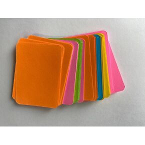 Blank Index Cards - 2" x 3" Assorted Colors, 75 Cards per Pack for School, Flash Cards, Word Cards, Learning, Memory, Notes, Recipe Cards, Game Parts, Home, Office in Kuwait