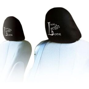 Yupbizauto Embroidery Pink Paws Design Car Seat Headrest Covers Universal Fit for Cars Vans Trucks-Sold by a Pairs in Saudi Arabia
