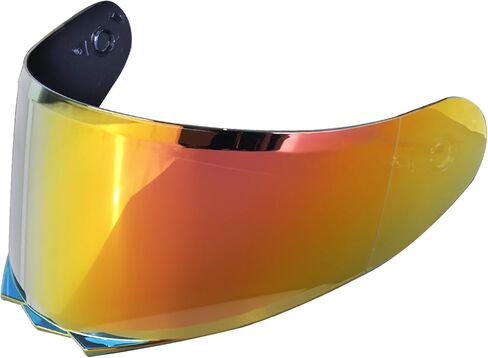 JR-815 Helmet Visor Replacement - Modular Helmet Visor Motorcycle Face Shield Replacement Flip up JR-815 Helmet (Chrome Red) in Saudi Arabia