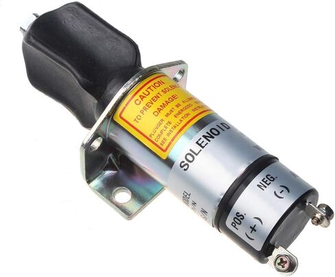 Holdwell Solenoid 1502-12C6U1B1 SA-3756 12V 1502 compatible with Woodward (Synchro-Start) 2 Terminals 1500-2016 in Saudi Arabia