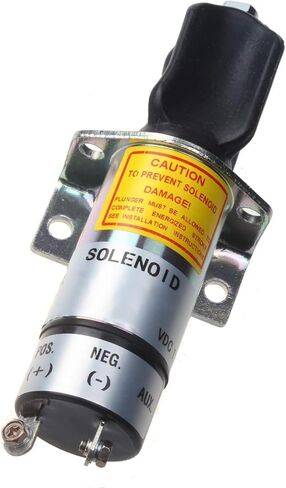Holdwell Solenoid 1502-12C6U1B1 SA-3756 12V 1502 compatible with Woodward (Synchro-Start) 2 Terminals 1500-2016 in Saudi Arabia