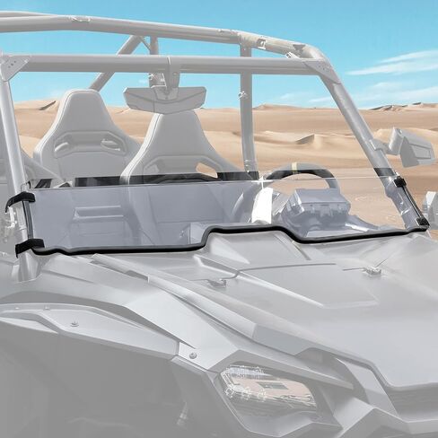 SAUTVS Clear Front Half Windshield for Honda Talon 1000, Lightly Dustproof Durable PC Half Windscreen for Honda Talon 1000R 1000X 1000X-4 2019-2025 Accessories in Saudi Arabia