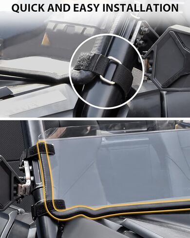 SAUTVS Clear Front Half Windshield for Honda Talon 1000, Lightly Dustproof Durable PC Half Windscreen for Honda Talon 1000R 1000X 1000X-4 2019-2025 Accessories in Saudi Arabia