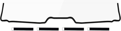 SAUTVS Clear Front Half Windshield for Honda Talon 1000, Lightly Dustproof Durable PC Half Windscreen for Honda Talon 1000R 1000X 1000X-4 2019-2025 Accessories in Saudi Arabia