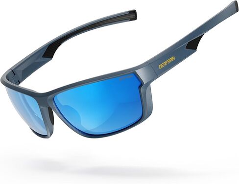 DEAFRAIN Polarized Sports Sunglasses for Men Women, Ideal for Running Fishing Driving Unbreakable Frame with UV Protection in Saudi Arabia