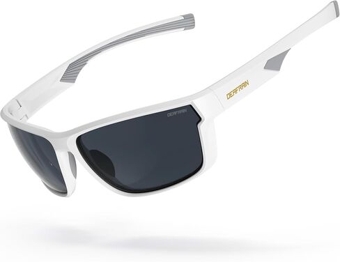 DEAFRAIN Polarized Sports Sunglasses for Men Women, Ideal for Running Fishing Driving Unbreakable Frame with UV Protection in Saudi Arabia