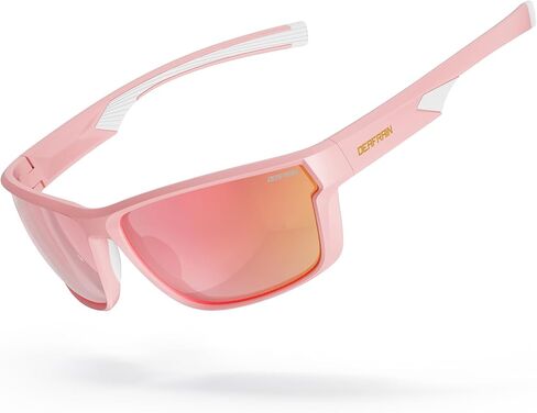 DEAFRAIN Polarized Sports Sunglasses for Men Women, Ideal for Running Fishing Driving Unbreakable Frame with UV Protection in Saudi Arabia