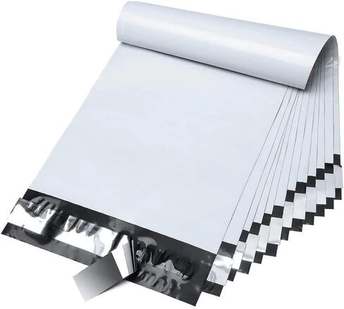 1000-Pack White Poly Mailers Self Seal Shipping Bags, 2.5 Mil Tear Resistant Waterproof Envelopes, Opaque Mailing Bags for Small Business Packaging (7.5" x 10.5") in Kuwait