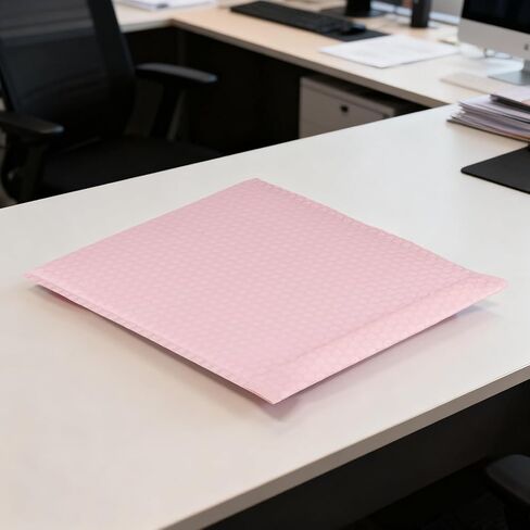 HOZEON 10 x 12 Inch Bubble Mailers 50 Pack - Waterproof Self Seal Padded Envelopes, Light Pink Shipping Bags for Books Clothes, Small Business Packaging in Saudi Arabia