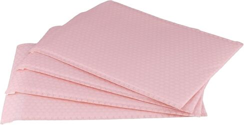 HOZEON 10 x 12 Inch Bubble Mailers 50 Pack - Waterproof Self Seal Padded Envelopes, Light Pink Shipping Bags for Books Clothes, Small Business Packaging in Saudi Arabia