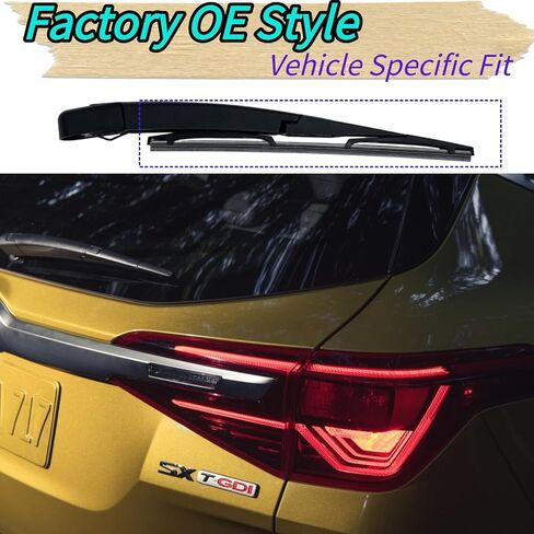 Rear Wiper Blade for Kia Seltos 2021-2024 2023 2022 2021 2020| Exact Fit EX LX Nightfall Edition S SX SX Turbo X-Line 1.6L 2.0L Models | OEM Replacement Rear Back Windshield Wiper Blade in Saudi Arabia