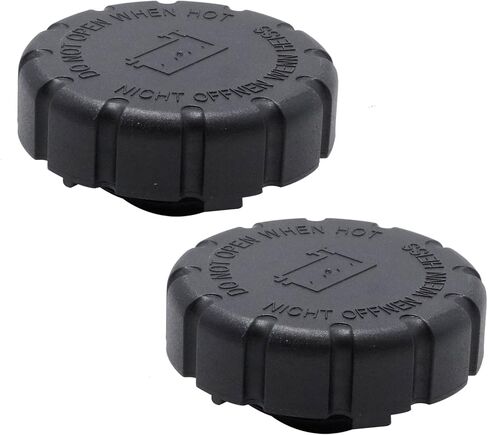 2Pcs 2105010615 Black Radiator Coolant Reservoir Expansion Tank Cap, Replacement for Mercedes-Benz AMG GT C CL CLA CLK CLS E G GL and More, Replaces 2105010515 in Saudi Arabia