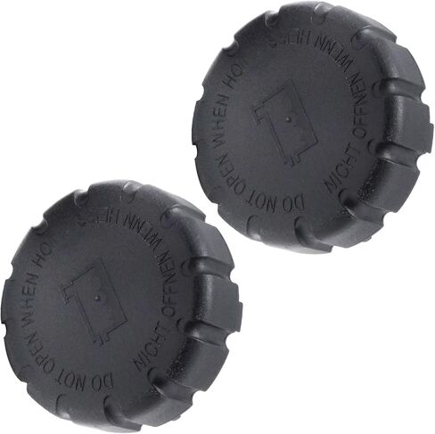 2Pcs 2105010615 Black Radiator Coolant Reservoir Expansion Tank Cap, Replacement for Mercedes-Benz AMG GT C CL CLA CLK CLS E G GL and More, Replaces 2105010515 in Saudi Arabia