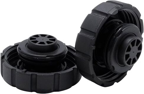 2Pcs 2105010615 Black Radiator Coolant Reservoir Expansion Tank Cap, Replacement for Mercedes-Benz AMG GT C CL CLA CLK CLS E G GL and More, Replaces 2105010515 in Saudi Arabia