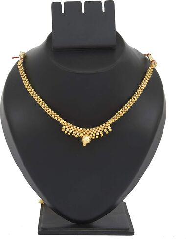 BodhaGold Plated Traditional Indan Thushi Style Necklace Jewelry For Women &(SJ_2684) in Saudi Arabia