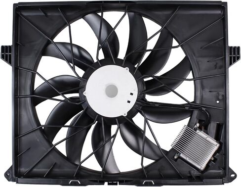 مجموعة مروحة تبريد الرادياتير لمرسيدس GL320 ML320 2007-2009، GL350 2010-2012، GL450 2007-2012، GL500 GL550 2008-2012، ML350 2010-2011، ML500 ML550 2008-2011 in Kuwait