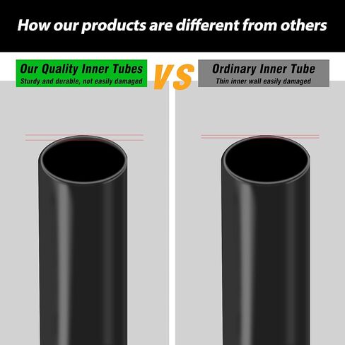 2 Pcs 14x2.125 Replacement Bike Inner Tubes with Angled Valve Stem Compatible with Electric Scooters, E-Bike Tire Tube and More in Saudi Arabia