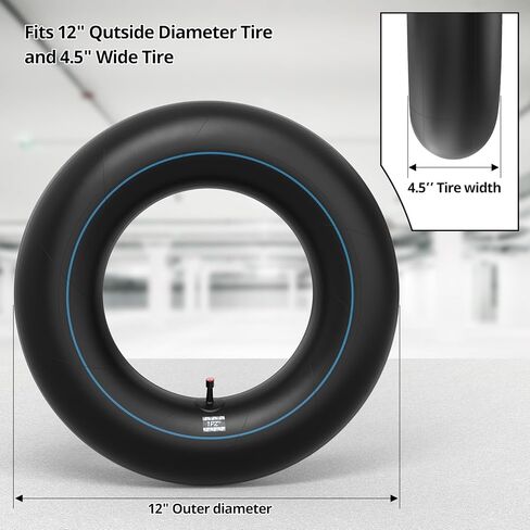1PZ MC2-LB7 4.50-12 4.50/4.00-12 Inner Tube with TR13 Straight Stem Replacement for Farm Implement Tractor Tire in Saudi Arabia
