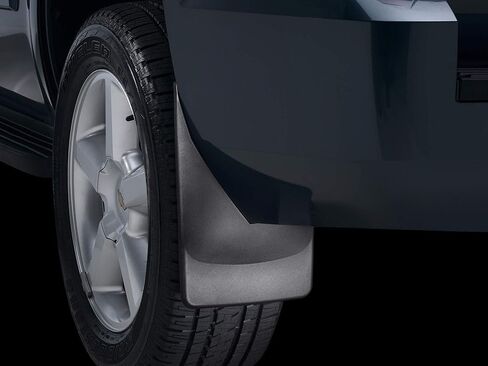 WeatherTech Custom No Drill Splash Guard MudFlaps for Buick Enclave, Front & Rear Set (110087-120087), Black in Saudi Arabia