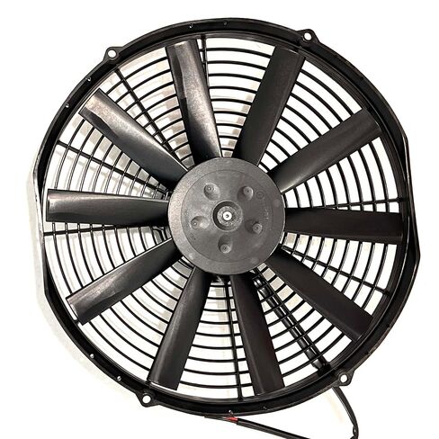 SPAL Fan - 30102104 13" Puller Straight Blades 12 Volt High-Performance Long Life 1331 cfm VA13-AP70/LL-35A 12V IP68 Waterproof Brushed Fan for Cooling Radiators, Hot Rods, Oil Coolers etc. in Saudi Arabia