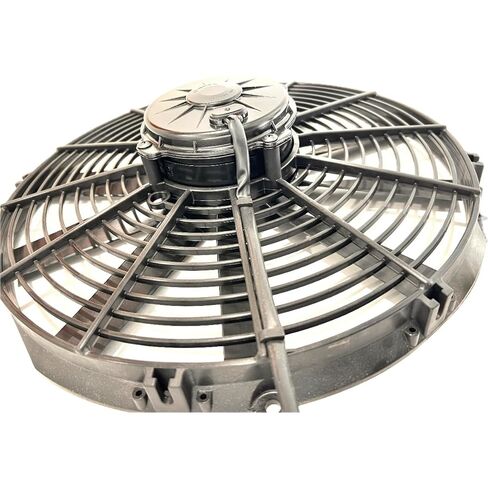 SPAL Fan - 30102104 13" Puller Straight Blades 12 Volt High-Performance Long Life 1331 cfm VA13-AP70/LL-35A 12V IP68 Waterproof Brushed Fan for Cooling Radiators, Hot Rods, Oil Coolers etc. in Saudi Arabia