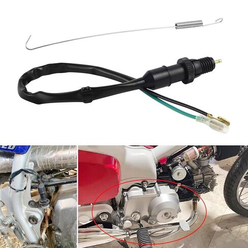 FLYPIG Universal Motorcycle Bike Rear Brake Light Switch with Spring Kit for Yamaha Honda Kawasaki Suzuki Quad Pit Scooter ATV Tail Light Switch in Saudi Arabia