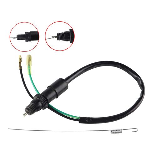 FLYPIG Universal Motorcycle Bike Rear Brake Light Switch with Spring Kit for Yamaha Honda Kawasaki Suzuki Quad Pit Scooter ATV Tail Light Switch in Saudi Arabia